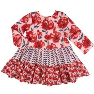 Pink Chicken Penelope Dress - Rose Floral